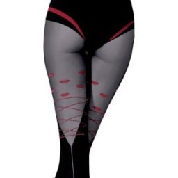 Kiss Kiss - Collant Noir Sexy et Sensuel - Knittex