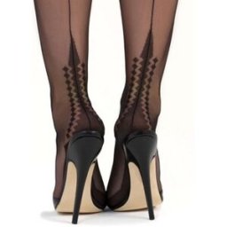 Memphis Heel - Bas Couture Grandes Tailles Nylon Chair - Gio