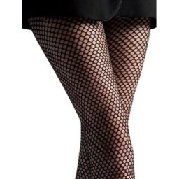 Clara - Collant Résille Noir style Nid d'Abeille - Veneziana