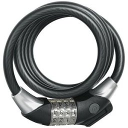Abus Antivol à câble spiralé Raydo Pro 1450/185 noir
