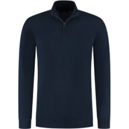 Boston Brothers - Pull demi-fermé - Marine - Taille S