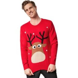 Dressforfun Pull de Noël sympathique renne XXL - déguisement halloween déguisement carnaval déguisement carnaval déguisement carnaval déguisement carnaval - 303394