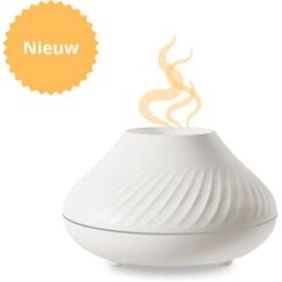 Daily Solutions® Diffuseur d'arômes - Parfum et couleur - Humidificateur - Diffuseurs d'arômes - Nébulisateur - Diffuseur de parfum - Atmosphère apaisante - Blanc