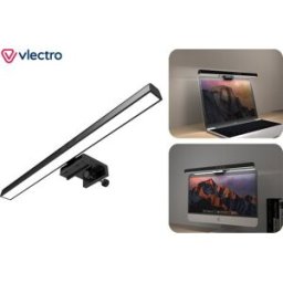 Vlectro - Lampe écran pour ordinateur portable ou PC - Vlectro - 50 cm - Noir