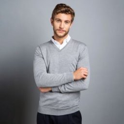 pull milanoro - gris clair - Taille M