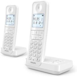 Téléphone fixe avec répondeur PHILIPS D2752W DUO