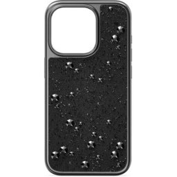 Swarovski Étui pour smartphone High, Cristaux Flat Back, iPhone® 15 Pro, Noir OS