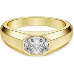 Swarovski Anneau Octagon, Diamants de synthèse 1,0 ct tw, Forme octogonale, Or jaune 18 carats 65