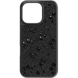 Swarovski Étui pour smartphone High, Motif éparpillé, iPhone® 16 Pro, Noir OS