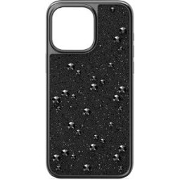 Swarovski Étui pour smartphone High, Cristaux Flat Back, iPhone® 15 Pro Max, Noir OS