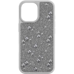 Swarovski Étui pour smartphone High, Cristaux Flat Back, iPhone® 17, Ton argenté OS