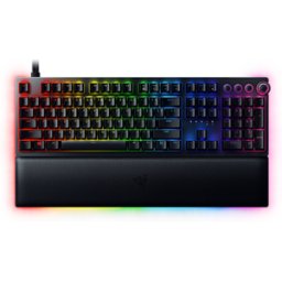Huntsman V2 Analog Gaming Keyboard - Razer Analog Optical Switches - Multi-function Digital Dial and 4 Media Keys - French Layout