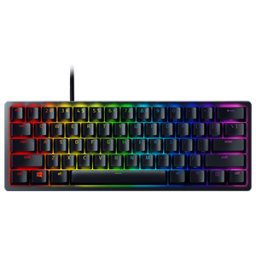 Razer Huntsman Mini 60% Gaming Keyboard - Linear Optical Switch - Doubleshot PBT Keycaps - Chroma RGB Lighting - Nordic Layout - Black