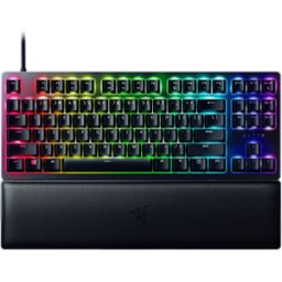 Razer Huntsman V2 Tenkeyless - Optical Gaming Keyboard - Doubleshot PBT Keycaps - Sound Dampening Foam - Clicky Purple Switch - French Layout