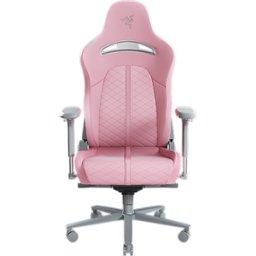 Razer Enki - Quartz - Gaming Chair for All-Day Comfort - Built-in Lumbar Arch - Optimized Cushion Density