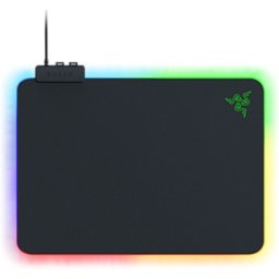 Razer Firefly V2 RGB Gaming Mouse Pad - Chroma RGB Lighting - Micro-textured Surface - Built-in Cable Catch - Non-slip Rubber Base