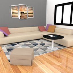 Matelpro Table basse carrée Swanny Blanc, argile, noir, nebraska, chêne fil ou timber