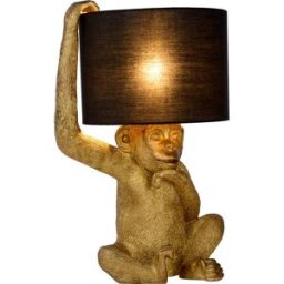 Lampea Lampe de table vintage animal Ø 30 cm Monkey