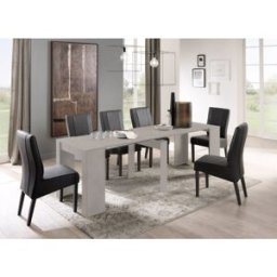 Vivabita Table console extensible contemporaine Eleonore Cachemire
