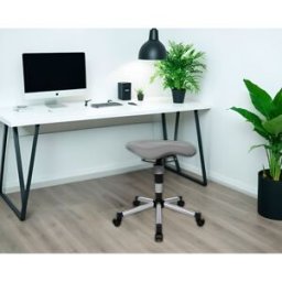 Star One Tabouret de bureau ergonomique en tissu Baly Beige, vert, orange, rouge, bordeaux, violet, bleu, grenat, bleu marine, gris foncé ou noir 42 cm