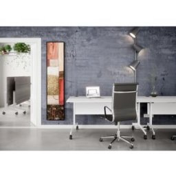 Matelpro Table droite mobile abattante Fenix Blanc, argile, nebraska, chêne fil, timber ou cèdre