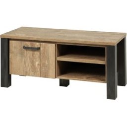 Vivabita Meuble TV style industriel 118 cm marron teck Ophelia Marron teck