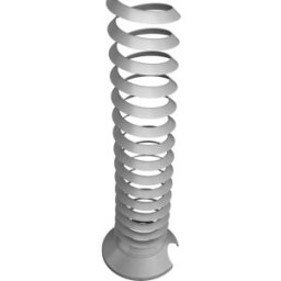 Optizen Spirale de câbles verticale souple argentée Argenté
