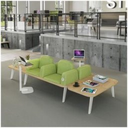 Actiburo Table d'appoint Dendrobium Chêne clair ou noyer