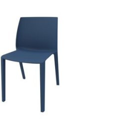 Leaderburo Chaise d'accueil empilable monocoque en polypropylène Likie Blanc, noir, rose, vert, turquoise, bleu ou gris