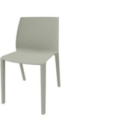 Leaderburo Chaise d'accueil empilable monocoque en polypropylène Likie Blanc, noir, rose, vert, turquoise, bleu ou gris