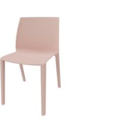 Leaderburo Chaise d'accueil empilable monocoque en polypropylène Likie Blanc, noir, rose, vert, turquoise, bleu ou gris
