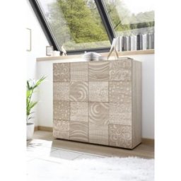 Balias Home Buffet haut moderne chêne samoa Orlane Chêne samoa