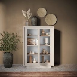 Balias Home Buffet haut moderne coloris cachemire Rosine Cachemire