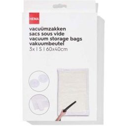HEMA Sacs Sous Vide 60 X 40 Cm - 3 Pièces