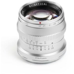 TTArtisan 50mm f1,2 Fuji X-Mount argenté