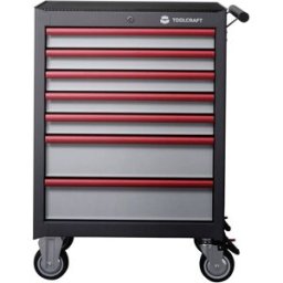 TOOLCRAFT 887089 Servante datelier Couleur: gris, anthracite, rouge