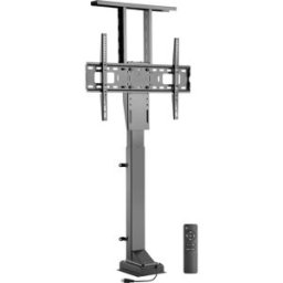 SpeaKa Professional SP-MLS-500 Pied pour TV 94,0 cm (37) - 165,1 cm (65) avec motorisation électrique, réglable en hauteur avec télécommande