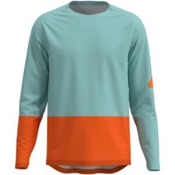 T-shirt VTT POC M's Motion Air L/S Jersey (Lazurite Blue/Carnelian Orange) SML