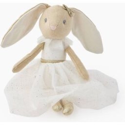 NICOTOY Peluche cygne ballerine blanche 33cm