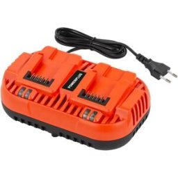 Powerplus Chargeur De Batterie 2x2.0a 20v Orange / Black One Size