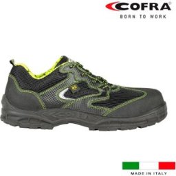 Cofra Chaussures De Sécurité Electric Black / Lime EU 39
