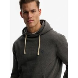 Superdry Homme Sweat à Capuche Avec Logo Brodé Monogram Dark Grey Taille: Xxxl