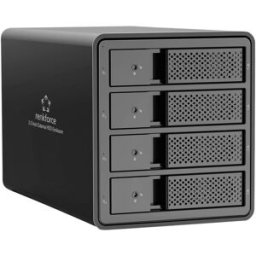 Renkforce RF-6647598 Boîtier pour disque dur 8,9 cm (3,5) 4 baie 3.5 pouces USB 3.0
