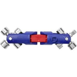 Knipex 00 11 06 V04 Clé 00 11 06 V04 clé universelle JointKey Quadro pour systèmes darrêt courants 161 mm Clé pour armoires de distribution 1 pc(s)