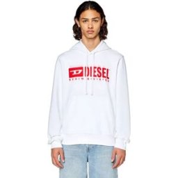Diesel Sweat à Capuche Ginn L5 White M Homme