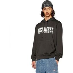 Diesel Sweat à Capuche Ginn L5 Grey S Homme