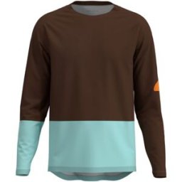 T-shirt VTT POC M's Motion Air L/S Jersey (Bronzite Brown/Lazurite Blue) XXL