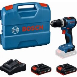 Bosch GSB18V-52 PROFESSIONAL Perceuses-visseuses a perc, 2x 2,0Ah, L-Case 06019S0123