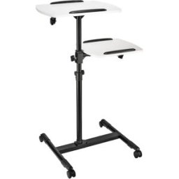 Hama Support De Projecteur Beamer Table 2 Niveaux 77510 Inclinable Avec Roulettes White / Black One Size unisex
