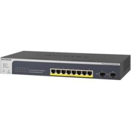 Netgear Switch Smart Gigabit Poe+ Rack 8 Ports Black One Size unisex